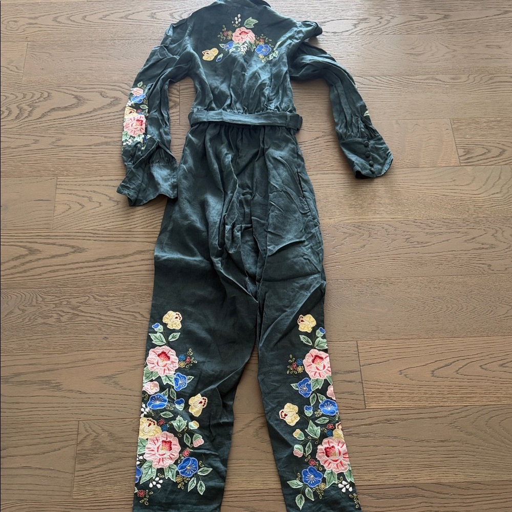 Rare CU Blue/Green She Rides Wild Horses jumpsuit BNWT - Picture 10 of 11